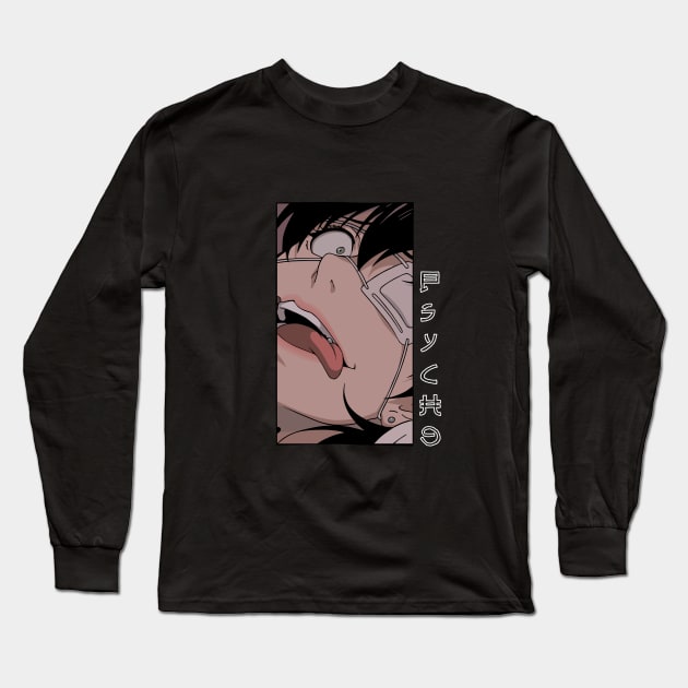 Midari Ikishima Psycho Anime Manga v3 Long Sleeve T-Shirt by MaxGraphic